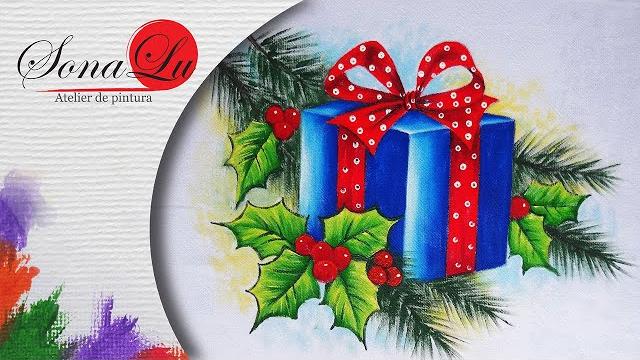 Presente de Natal em Tecido por Sonalupinturas | Cantinho do Video