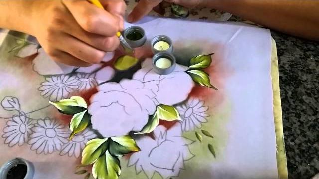 Pintura em tecido com Lozangela ferreira