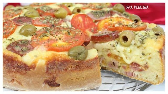 TORTA-PIZZA – LANCHE FÁCIL
