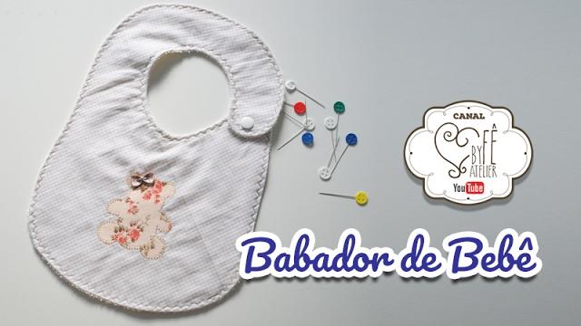 DIY: Babador de Bebê – BY Fê Atelier