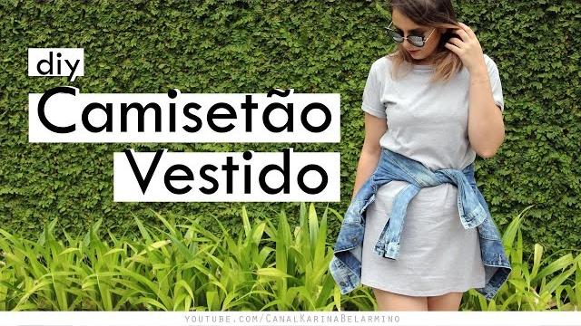 DIY Camisetão – T-shirt Dress
