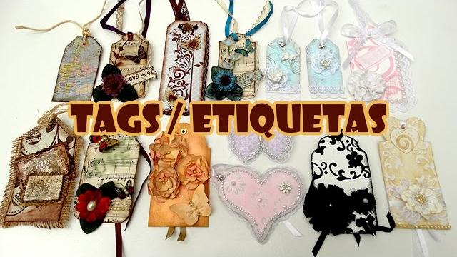 TAGS / Etiquetas – 14 Ideias + 3 Tutoriais ( ARTESANATO, DIY, RECICLAGEM )