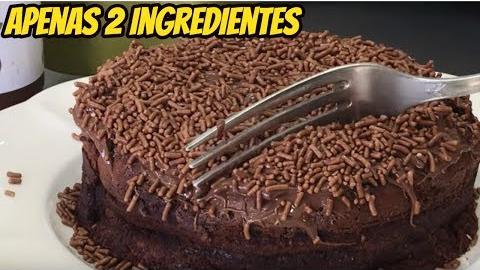 Como Fazer Torta de Nutella 2 ingredientes