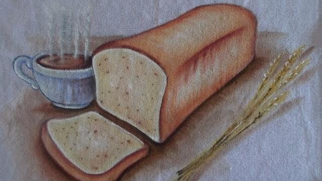 Pão de Forma – Pintura em Tecido