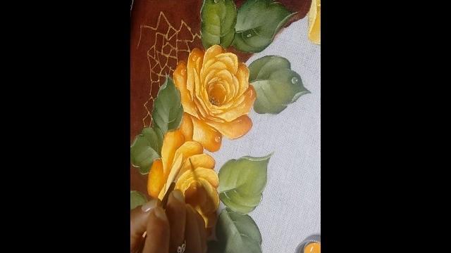 Pintando rosas amarelas – Parte 2