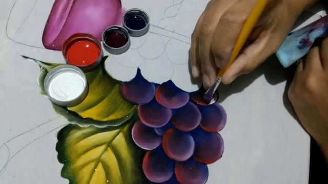 Como pintar uvas – Dicas de pintura para iniciantes