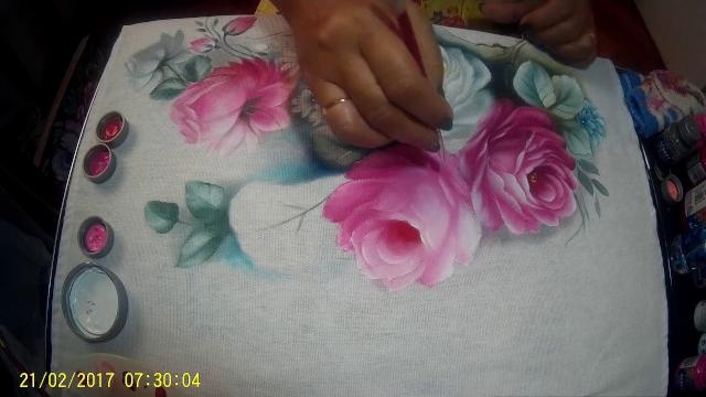 Pintando Rosas em Tecido – Parte 1