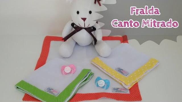 FRALDA CANTO MITRADO – Costura Criativa e Afins