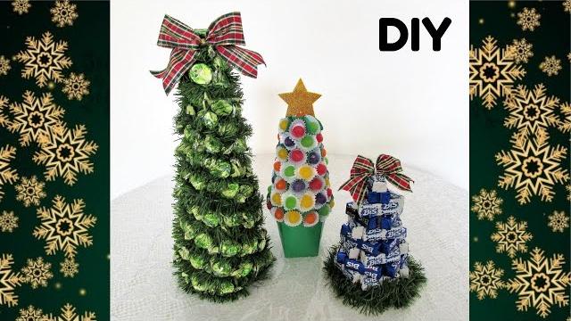 DIY Especial de Natal 2017 – Mini árvores de natal comestíveis