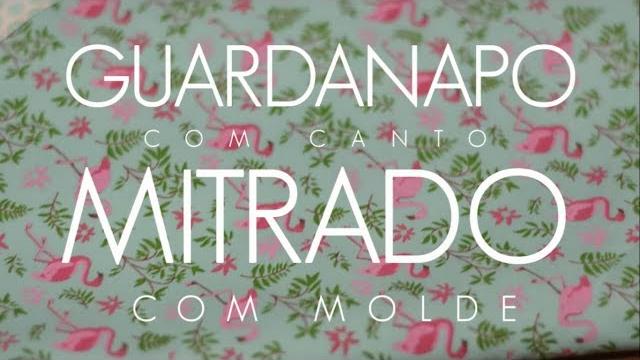 Guardanapo Mitrado com Molde (Tutorial Patchwork)