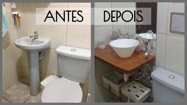 Reforma em Banheiro – Rápido e Barato – Com Cuba de Vasilha de Plastico