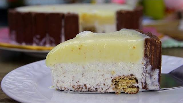 Torta de Sorvete Dadinho Crocante – Muito Fácil