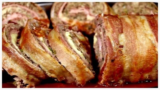 Incrível Rocambole com bacon crocante – A melhor receita do Mundo