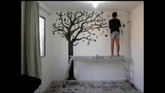 Pintura em parede – Árvore