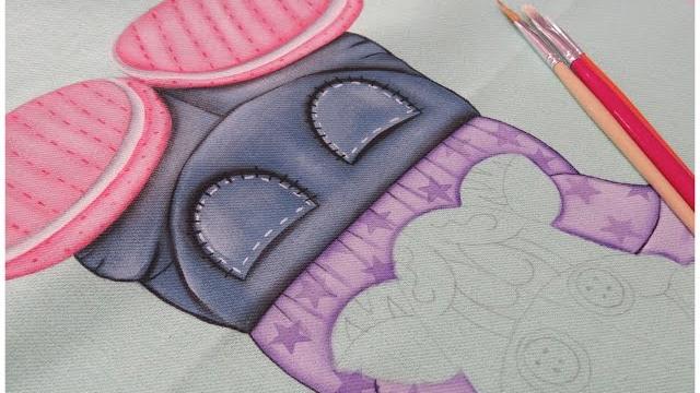 Pintura em tecido – Zebrinha Jurema – Parte 3