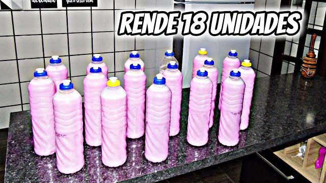 Faça 17 Detergentes Iguais Aos Do Mercado Com Apenas 2,50