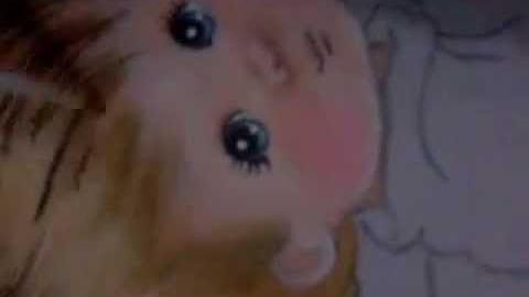 Como pintar o cabelinho do bebê por Kelly’ Arts