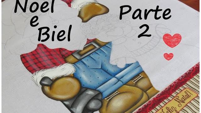 Como pintar papai noel – Noel e Biel – Parte 2 – Artes Mariana Santos
