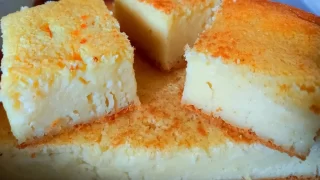 Caçarola de queijo com coco ralado